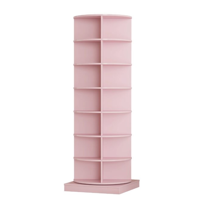 360 pink rotating shoe cabinet with 7 layers (28 shoe pairs) - Image 6