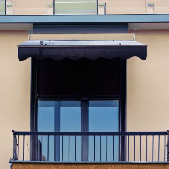Door Window Awning Canopy Made wtih Crystal Solid Polycarbonate Sheet (W59"xD34") - Image 2