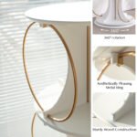 Display rack with 4-layer floor standing organizer and 360 ° rotation option - Image 7