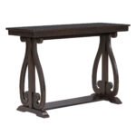 Farmhouse Style Entryway Table with Open Shelf and Sturdy Construction - Image 10