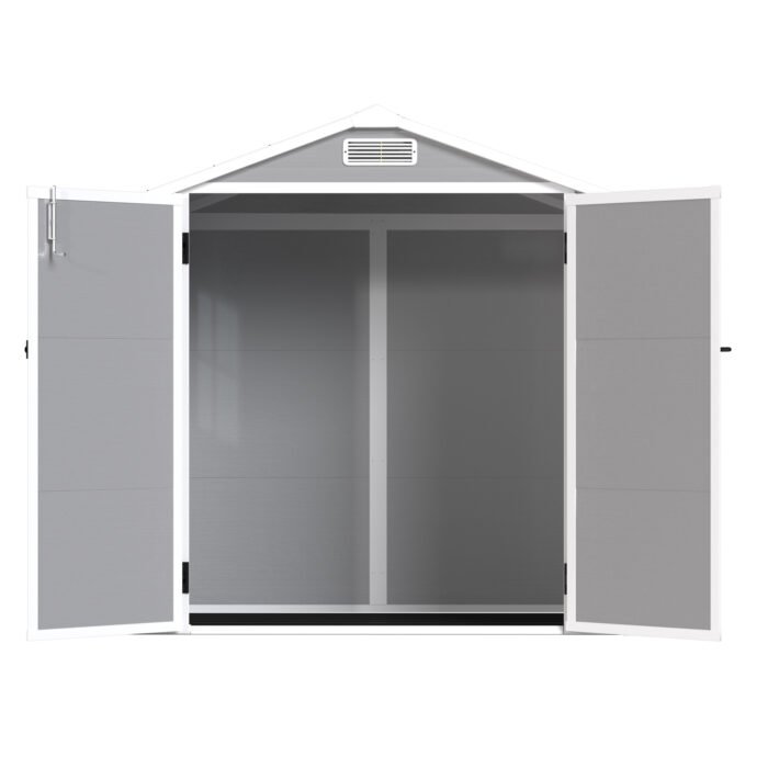 Resin Weather Resistant Outdoor Storage Shed with Floor (6'x4.4') - Image 22