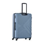3 Piece Luggage Sets ABS Lightweight Suitcase with Two Hooks, Spinner Wheels, TSA Lock, (20/24/28) Blue - Image 8