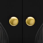 U-Can Modern TV Stand with 4 Cabinets and Metal Legs and Handles (up to 80 Inches) - Image 15