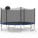 14ft Trampoline with basketball hoop