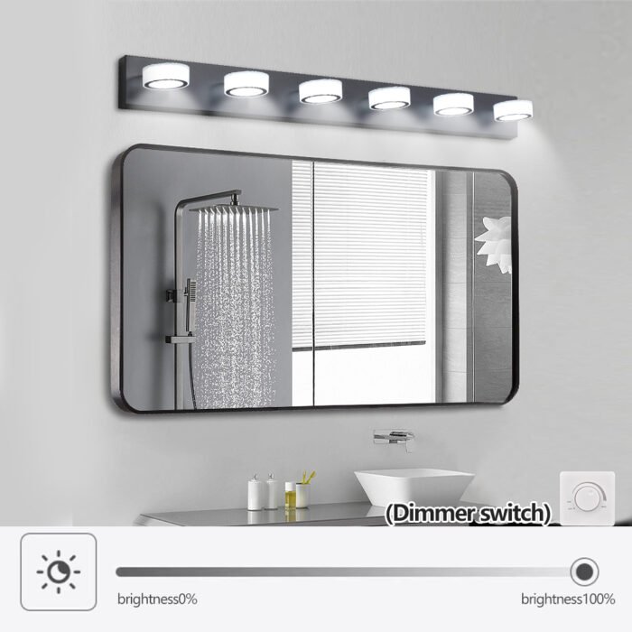 Vanity LED Lights Over Mirror (6-Light) - Image 5