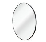 Black Metal Round Bathroom Mirror (16 inch) - Image 8