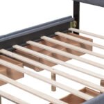 Platform Bed with Classic Headboard and 4 Drawers, Queen Size - Image 12
