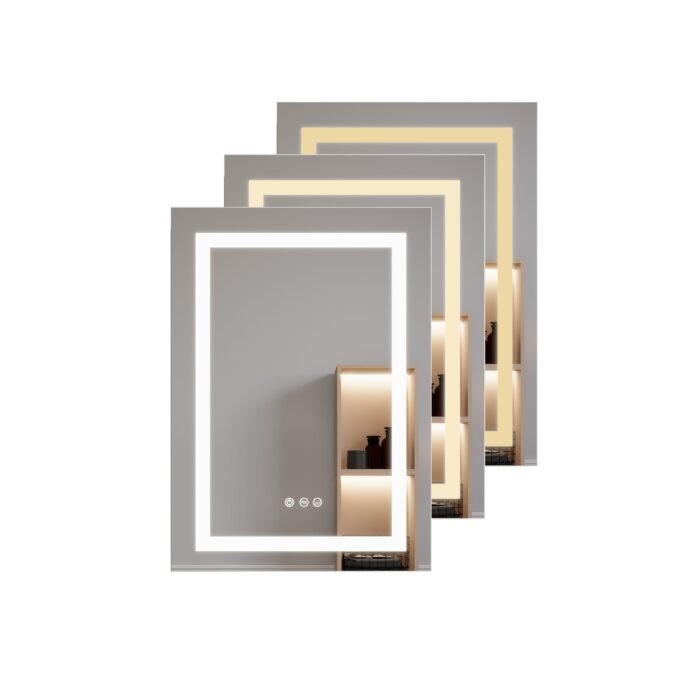 Medicine Cabinet with LED Mirror, Single Right Door - Image 7