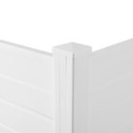 Privacy Fence Panels Kit Air Conditioner Trash Can, white color - Image 8