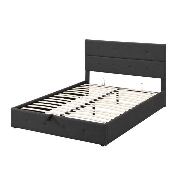 Platform Bed with Underneath Storage, Queen Size - Image 9