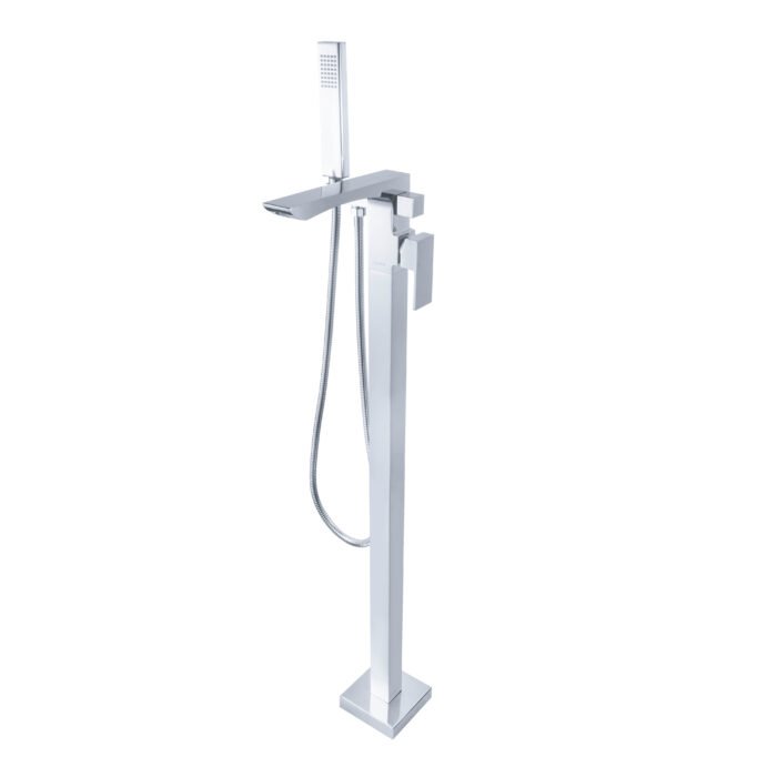 Single Handle Floor Mounted Freestanding Tub Filler - Image 7