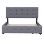 Platform Bed with Classic Headboard and 4 Drawers, Queen Size - Image 10