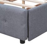 Platform Bed with Classic Headboard and 4 Drawers, Queen Size - Image 16