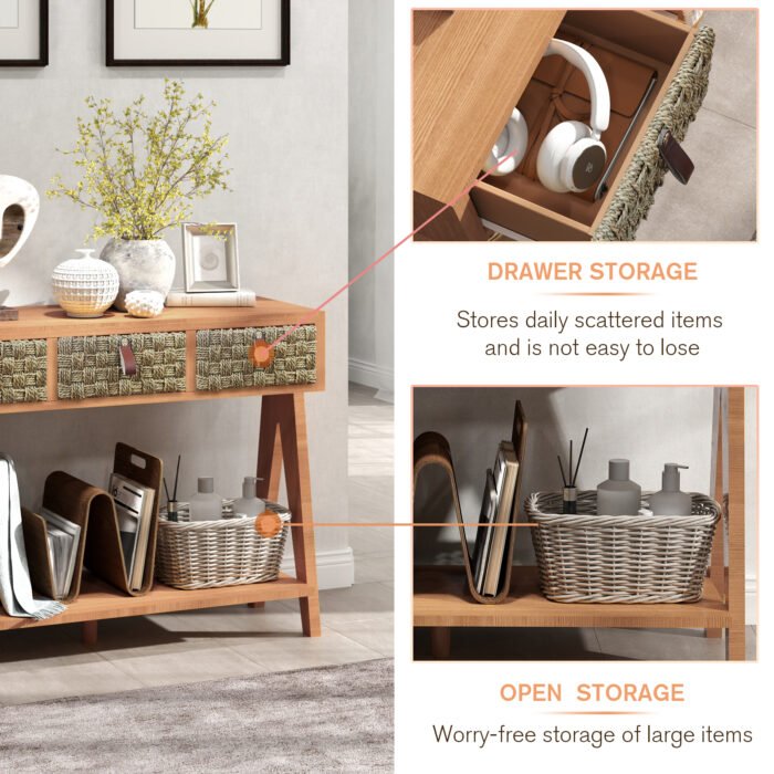 Entrance Console with 3 drawers for entryway - Image 6