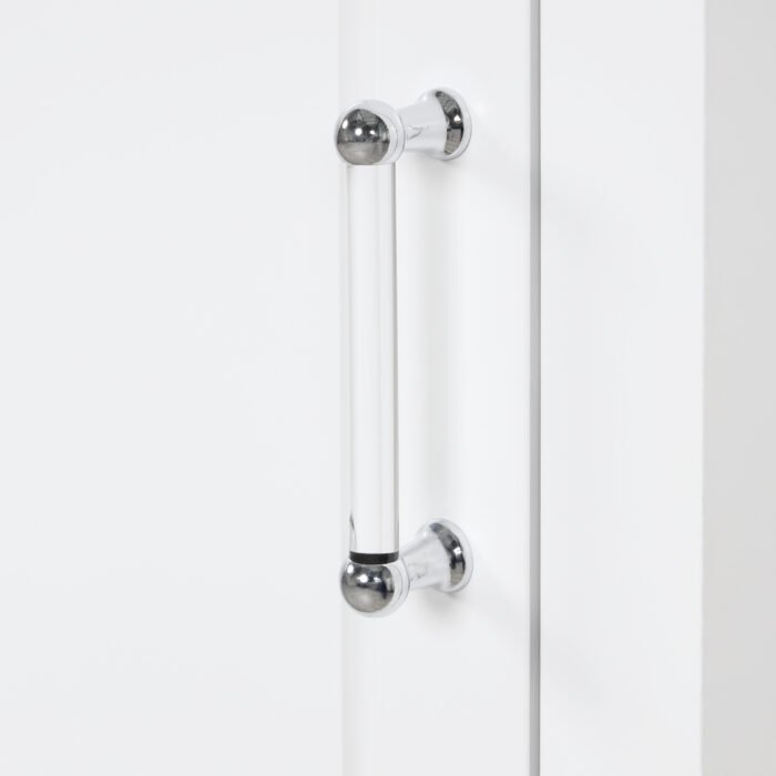 Tall bathroom cabinet with two drawers and adjustable shelves - Image 23