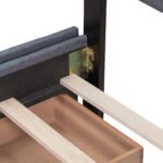 Platform Bed with Classic Headboard and 4 Drawers, Queen Size - Image 14