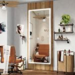 Large LED bathroom wall mounted mirror, with 3 color modes - Image 6