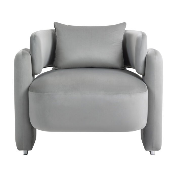 Modern lounge chair with pillows - Image 4
