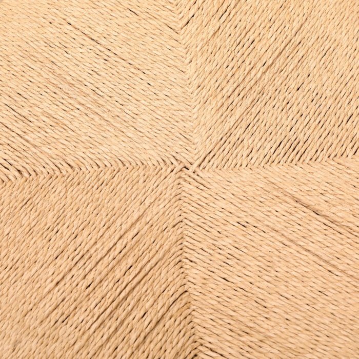 Bar Stools with Back Paper Rope Woven Counter (Set of 2) - Image 12