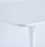 Kitchen Dining Table, White - Image 4