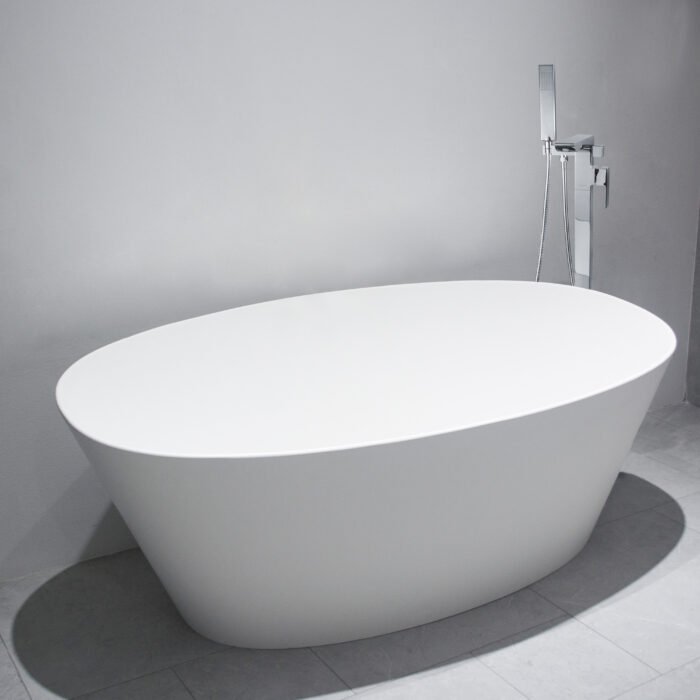 Single Handle Floor Mounted Freestanding Tub Filler - Image 3