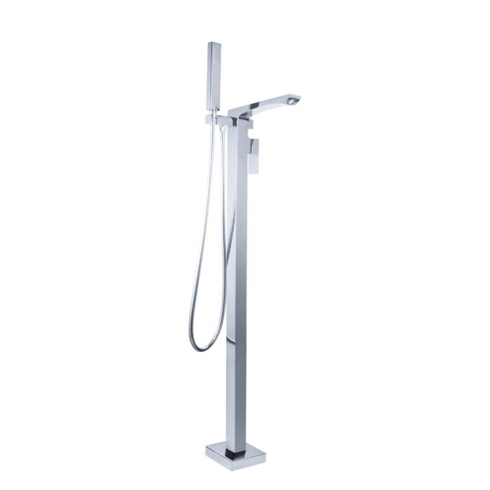 Single Handle Floor Mounted Freestanding Tub Filler - Image 9