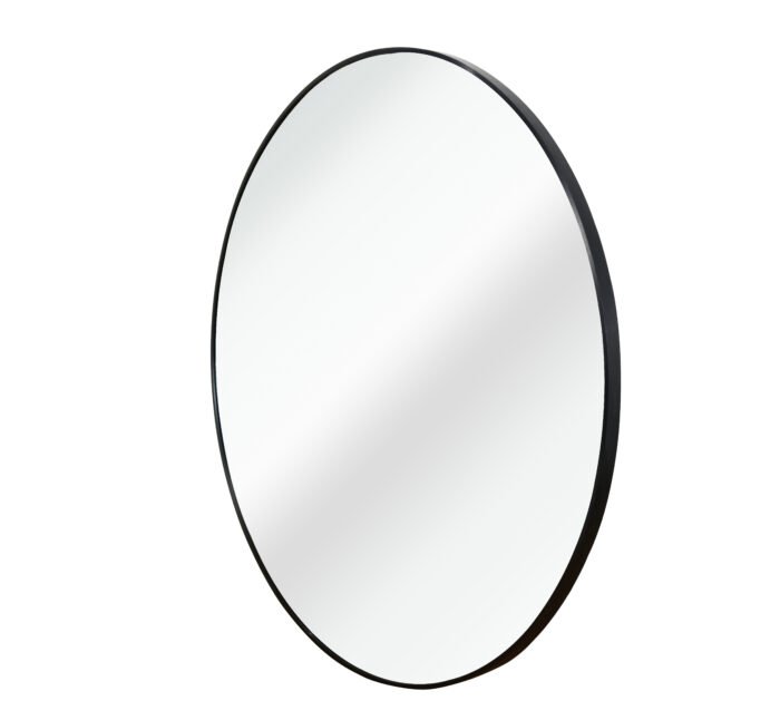 Black Metal Round Mirror (24 Inch) - Image 8