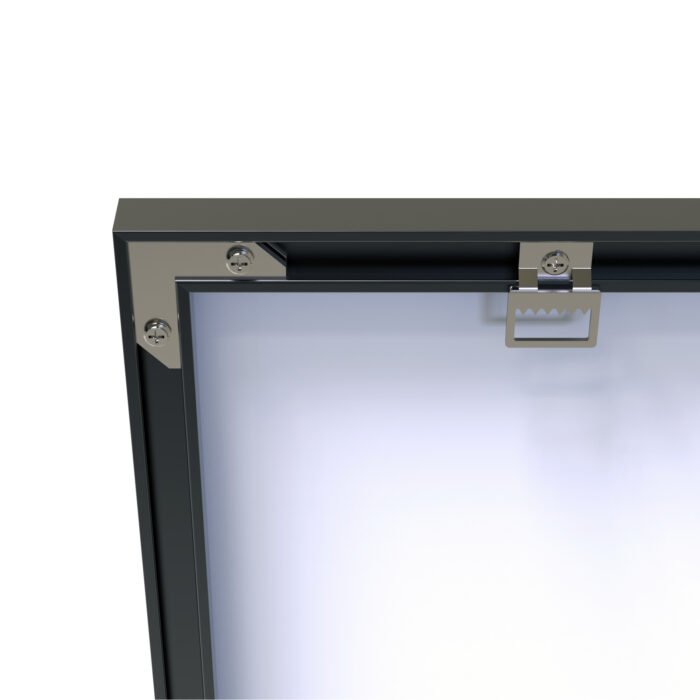 Modern Rectangle mirror with Balk frame decorative (60x36) - Image 11