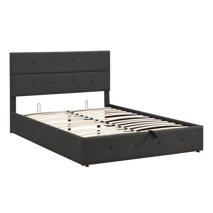 Platform Bed with Underneath Storage, Queen Size - Image 8