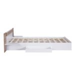Platform Bed with Headboard, Drawers, Shelves, USB Ports and Sockets, Queen Size - Image 14