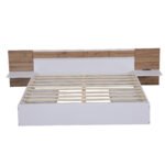 Platform Bed with Headboard, Drawers, Shelves, USB Ports and Sockets, Queen Size - Image 8