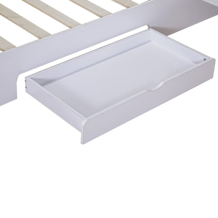 Platform Bed with Headboard, Drawers, Shelves, USB Ports and Sockets, Queen Size - Image 16