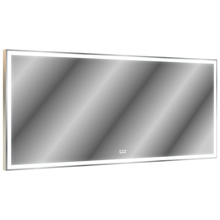 Large LED bathroom wall mounted mirror, with 3 color modes - Image 18